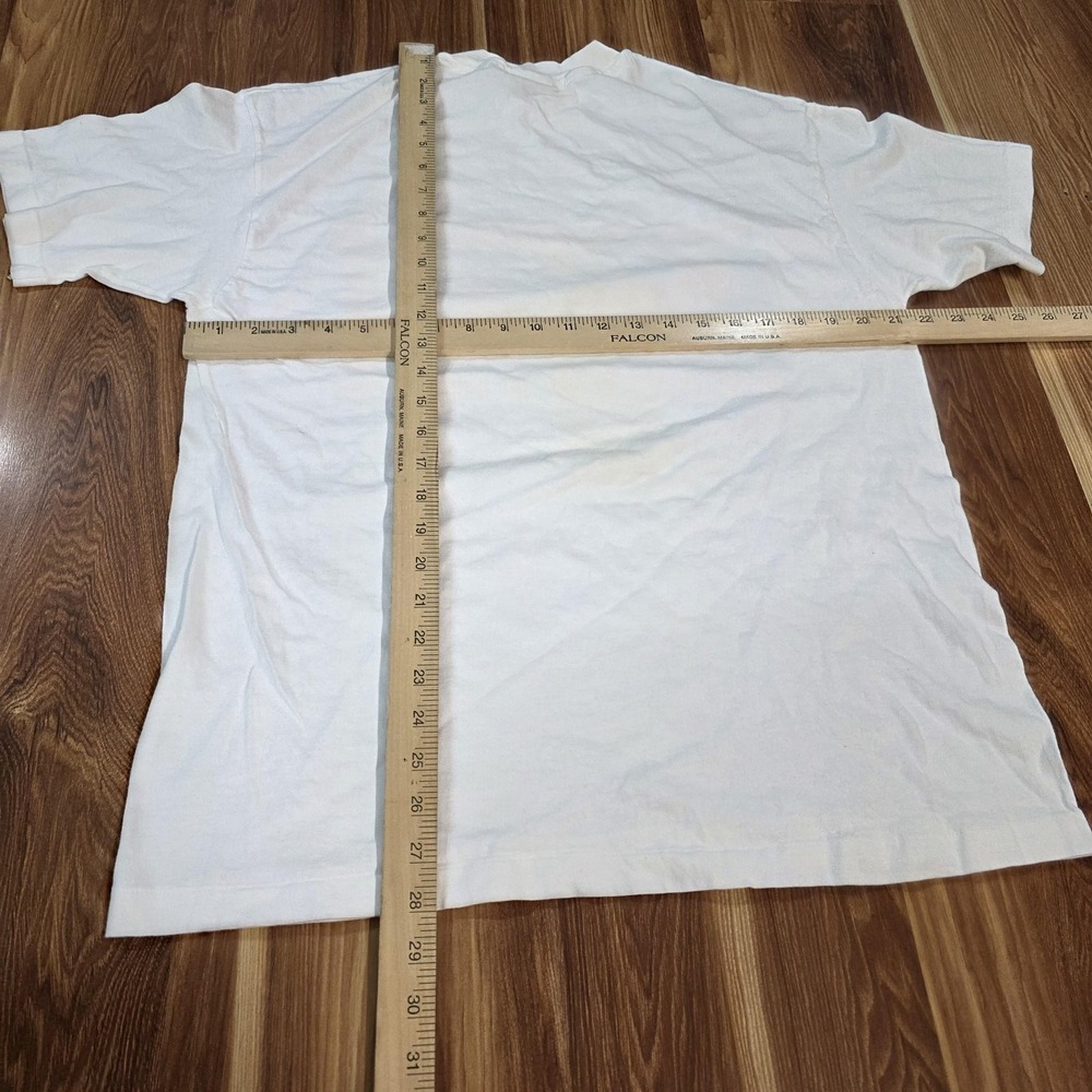 Vintage IHSAA Finals 1990 Track & Field Shirt Mens XL White Hanes Beefy-T Tee - Picture 9 of 9